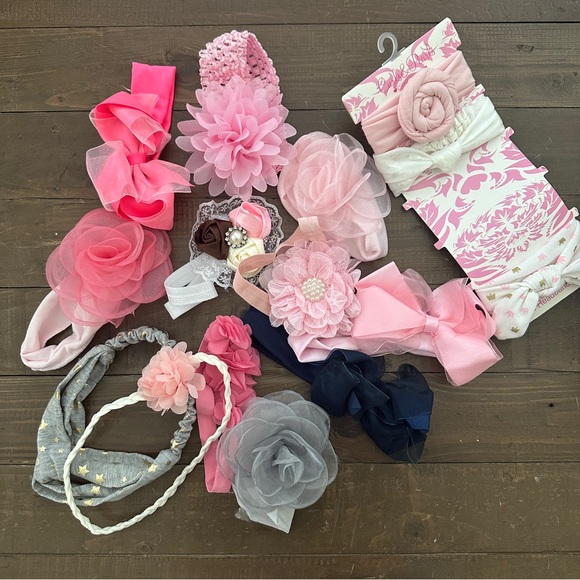Bundle of Baby Girl Headbands - Assorted Styles & Colors (15 pcs) - Picture 1 of 5
